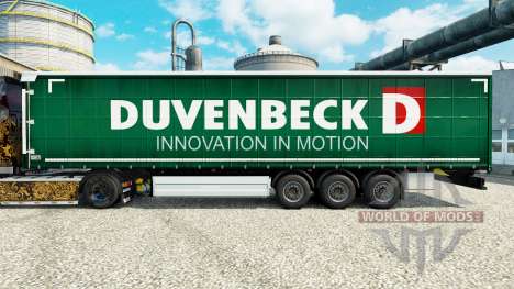 Duvenbeck skin for trailers for Euro Truck Simulator 2