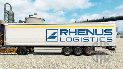 Rhenus Logistics skin for trailers for Euro Truck Simulator 2