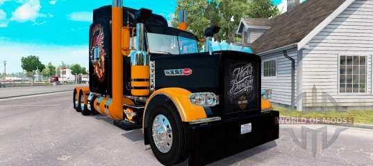 Skin Harley-Davidson for the truck Peterbilt 389 for American Truck ...