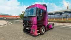 Skin Weltall on the tractor unit Mercedes-Benz for Euro Truck Simulator 2