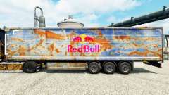 Red Bull skin for trailers for Euro Truck Simulator 2