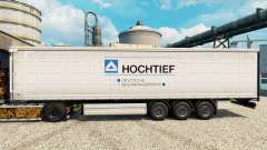 Skin Hochtief to trailers for Euro Truck Simulator 2