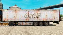 Skin Coca-Cola on rusty trailers for Euro Truck Simulator 2