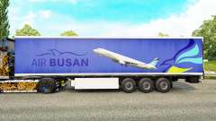 Skin Air Busan to trailers for Euro Truck Simulator 2