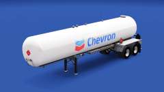 Skin Chevron in the gas tank semi-trailer for American Truck Simulator