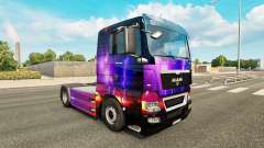 Skin Storm on tractor MAN for Euro Truck Simulator 2