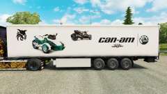 Skin Can-Am on semi for Euro Truck Simulator 2