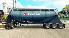 Skin Cembrit cement semi-trailer for Euro Truck Simulator 2