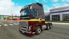 UPS skin for Volvo truck for Euro Truck Simulator 2
