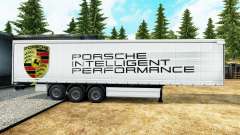 Skin Porsche for trailers for Euro Truck Simulator 2