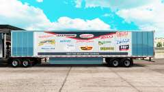 Skin Kraft Heinz extended trailer for American Truck Simulator