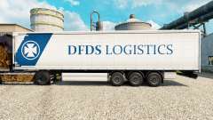 DFDS Logistics skin for trailers for Euro Truck Simulator 2