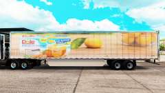 Dole skin extended trailer for American Truck Simulator