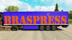 Braspress skin for trailers for Euro Truck Simulator 2