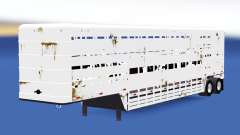 Semitrailer-cattle carrier Wilson for American Truck Simulator