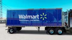 Skin Walmart on small trailer for American Truck Simulator