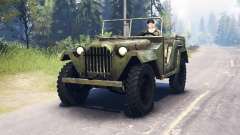The GAZ-67 1943 for Spin Tires