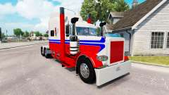 Ferrero Kinderriegel skin for the truck Peterbilt 389 for American Truck Simulator