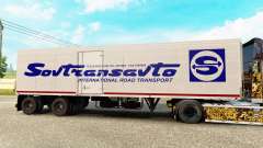 The semitrailer-the refrigerator of Odaz 9786 Sovtransavto for Euro Truck Simulator 2