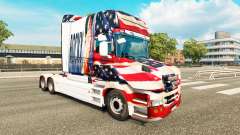 Rocky USA skin for truck Scania T for Euro Truck Simulator 2