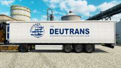 Skin on semi Deutrans for Euro Truck Simulator 2