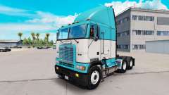 Skin Baby Blue truck Freightliner FLB for American Truck Simulator