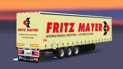 Curtain semi-trailer Schmitz Fritz Mayer for Euro Truck Simulator 2