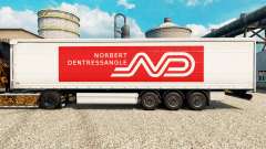 Norbert Dentressangle skin for trailers for Euro Truck Simulator 2