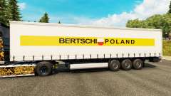 Skin Bertschi Poland in the semi for Euro Truck Simulator 2