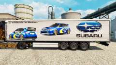 Skin Subaru semi for Euro Truck Simulator 2