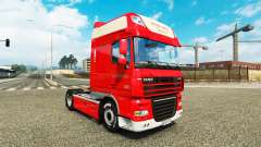 Peter Appel skin for DAF truck for Euro Truck Simulator 2