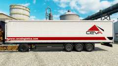 Ceva Logistics skin for trailers for Euro Truck Simulator 2