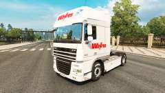 Weyres skin for DAF truck for Euro Truck Simulator 2
