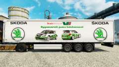 Škoda skin for trailers for Euro Truck Simulator 2