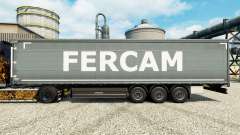 Fercam skin for trailers for Euro Truck Simulator 2