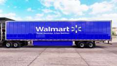Skin Walmart extended trailer for American Truck Simulator