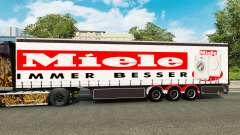 Curtain semi-trailer Miele for Euro Truck Simulator 2