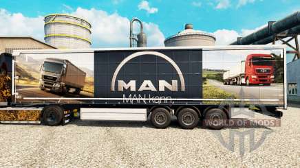 Skin MAN for trailers for Euro Truck Simulator 2