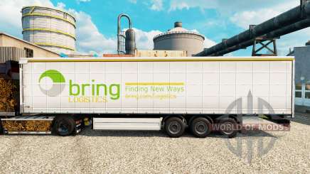 Skin of Bring Logistics to trailers for Euro Truck Simulator 2