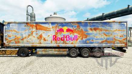 Red Bull skin for trailers for Euro Truck Simulator 2