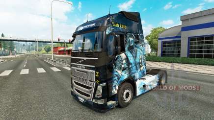 Skin is Sub-Zero on the Volvo trucks for Euro Truck Simulator 2