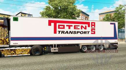 Semi-trailer refrigerator Chereau Toten Transport for Euro Truck Simulator 2