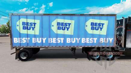 Skin Best Buy on small trailer for American Truck Simulator