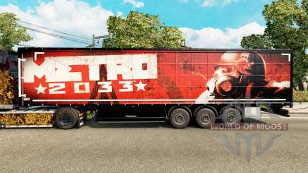 Skin Metro 2033 on semi for Euro Truck Simulator 2