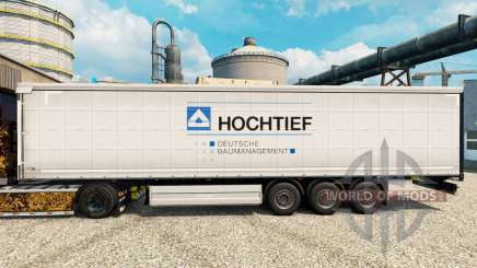 Skin Hochtief to trailers for Euro Truck Simulator 2