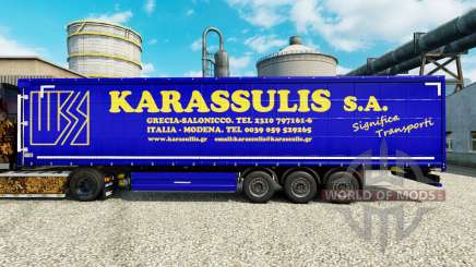 Skin Karassulis S. A. on semi-trailers for Euro Truck Simulator 2