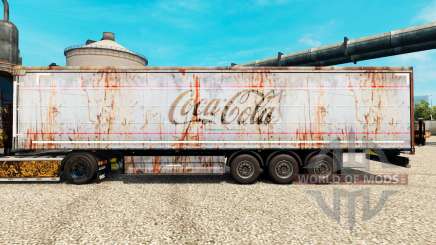 Skin Coca-Cola on rusty trailers for Euro Truck Simulator 2