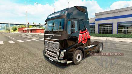 Hell Raisers skin for Volvo truck for Euro Truck Simulator 2