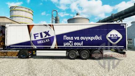 Skin Fix Hellas on semi for Euro Truck Simulator 2