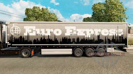 Euro Express skin for trailers for Euro Truck Simulator 2